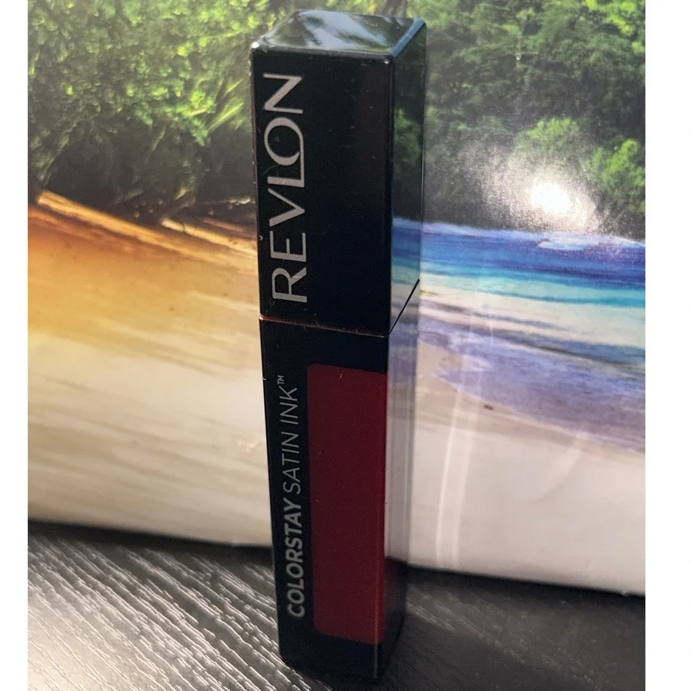 Revlon ColorStay Satin Ink Liquid Lipstick 034 Regal Ruby Red Longwear New